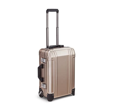 metal suitcase on wheels